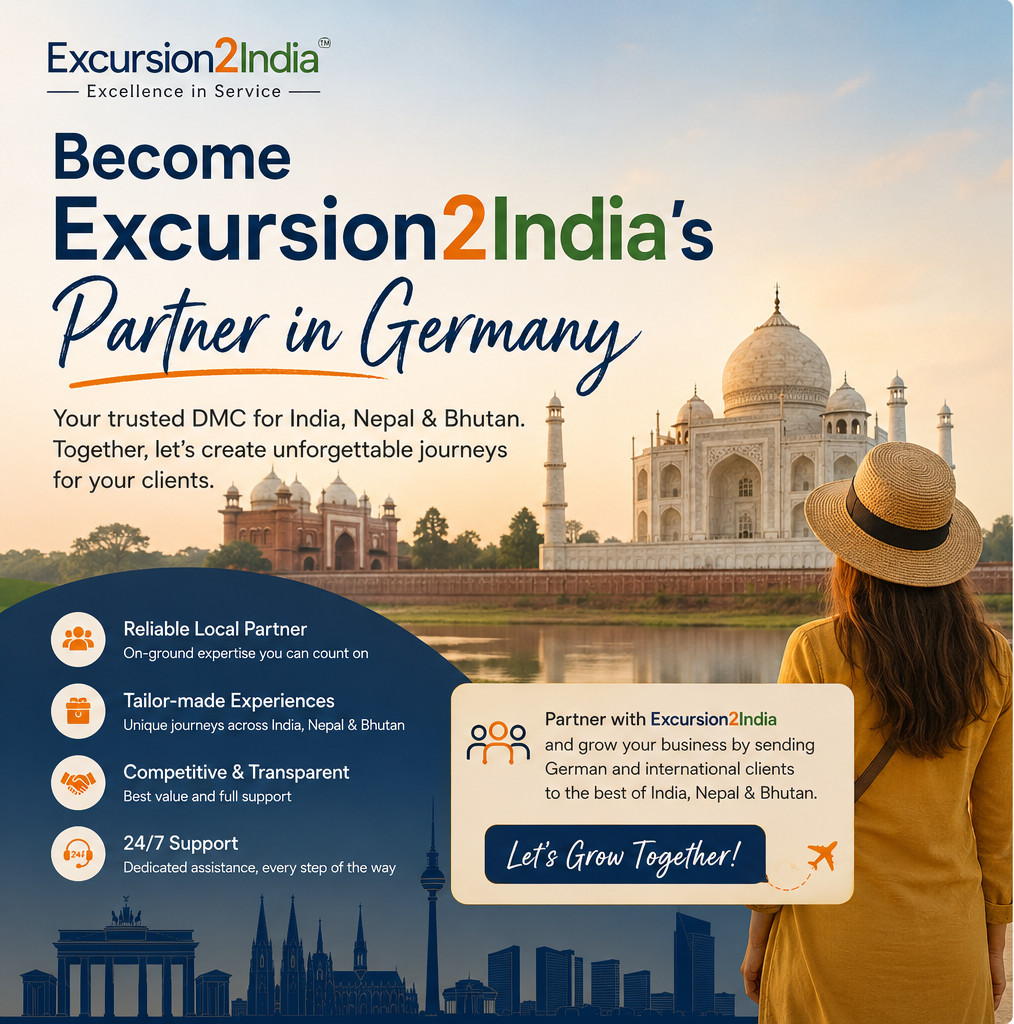 Become Excursion2India's partner in Germany