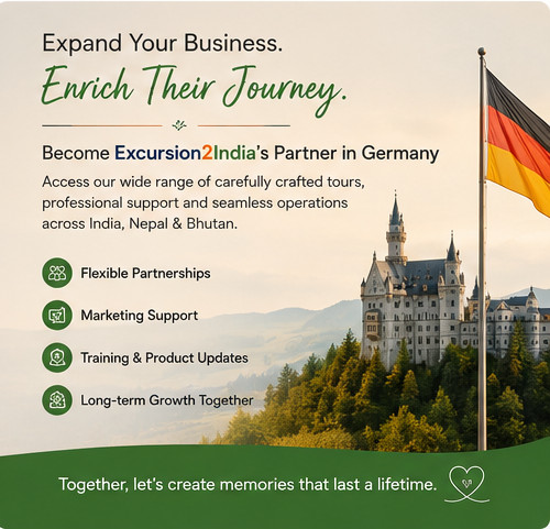 Become Excursion2India's partner in Germany